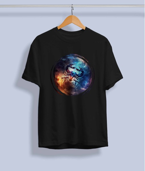 Мъжка тениска с илюстрация Зодия Рак - TShirtArtShop.com